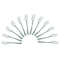 Solex® Kuchengabeln Julia silber, 12 St.