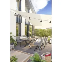 Primaster Bank Miramar mit wetterfestem Bezug grau