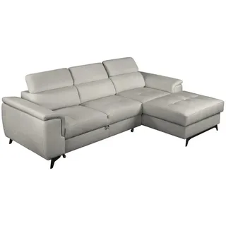 Beautysofa Ecksofa Modernes elegantes stilvolles bequemes Ecksofa ATLAS MINI, Die Lieferung beinhaltet die Lieferung in die Wohnung beige