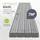 Juskys Profilblech 14er Set 110x45 cm 0,23 mm verzinkter Stahl grau