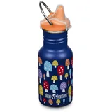 Klean Kanteen Classic Narrow (Sippy Cap) mit Trinkverschluss aus Edelstahl in der Farbe blau