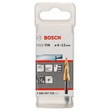Bosch Professional HSS-TiN Stufenbohrer 4-12x66.5mm, 1er-Pack (2608597525)