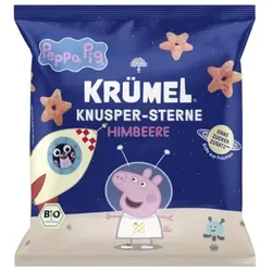 Krümel Peppa Knuspersterne Himbeere bio
