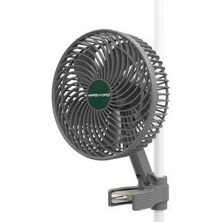 MARS HYDRO Upgrade M6 Clip Ventilator Grow Oszillierend Leise Klein for Growzelt, 10 Geschwindigkeitsstufen, Grow Ventilator Oszillierend Klemmbar Mini Fan für growzelt, APP/WiFi Steuerung