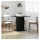 vidaXL Esstisch 80 x 75 x 80 cm schwarz