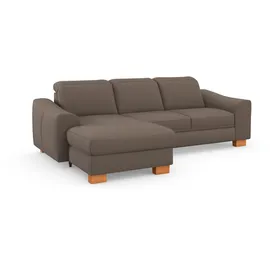 sit&more Eckcouch Federkern 2-Sitzer Braun