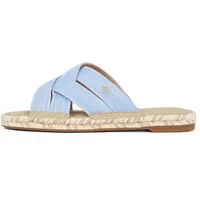 Tommy Hilfiger Damen Espadrilles Chambray Mule Sandalen, Blau (Blue Spell), 41