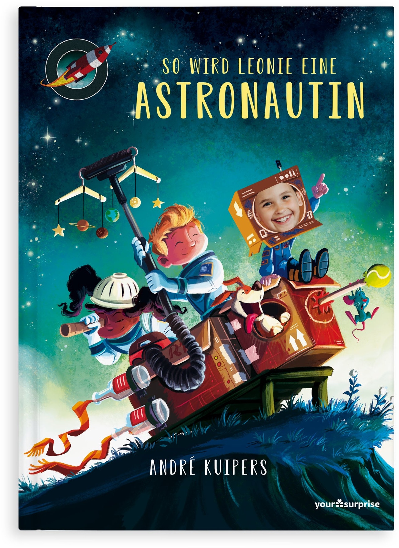 Personalisiertes Kinderbuch - Wie werde ich Astronaut? - Hardcover
