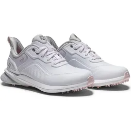 FootJoy Pro SL Golfschuh, Weiß/Weiß/Grau, 39.5 EU weit
