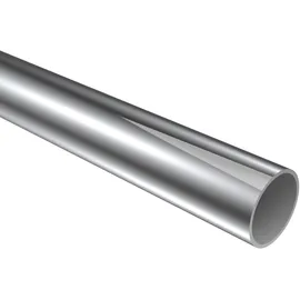 Interdeco GARDINENSTANGE Prestige Verano 480 cm (geteilt in 3 x 160 cm), 2-läufig (ohne Ringe), 20 mm Ø Chrom