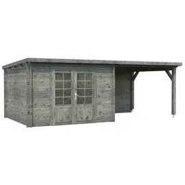 Palmako Gartenhaus Ella 3 x 3 m Grau