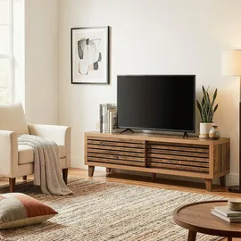 CaliCosy Liam TV-Lowboard 35x45x140 cm Braun Holzwerkstoff