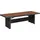 vidaXL Polyrattan Garten-Essgruppe 9-tlg. schwarz inkl. Auflagen 47679
