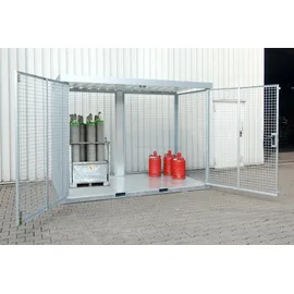 Bauer Südlohn Gasflaschen-Container GFC-E/T M3, feuerverzinkt
