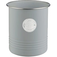 Typhoon Living pastellgrau, 1,7 Liter Utensilienbehälter, Stahl, Silikon, grau