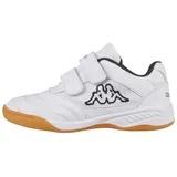 Kappa Unisex Kinder Kickoff K 260509K Sneaker,1011 white/black, 34