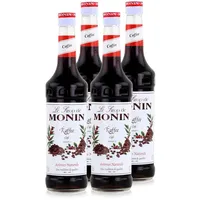 Monin Sirup Kaffee 700ml - Cocktails Milchshakes Kaffeesirup (4er Pack)