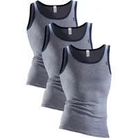 CLIPPER Unterhemd CLIPPER EXCLUSIVE "Tanktop für Herren", Herren, Gr. 10, 3 Stk.