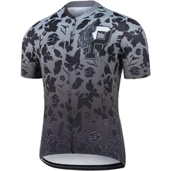 Trikot - Fahrrad - Herren - P-Leaf - schwarz S