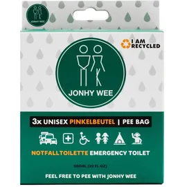 Jonhy Wee Unisex Taschen-WC 3 Stück