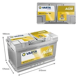 Varta A6 AGM 80Ah 12V