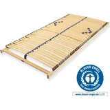 Lattenrost 90x190 cm fertig montiert Blauer Engel- 42 Latten 7-Zonen Traglast ca. 150 Kg Birkenschichtholz  Germany