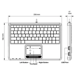 Perixx PERIBOARD-510H Plus US