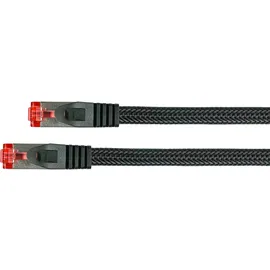 Python RNS Patchkabel Cat.6 S/FTP PiMF PVC 250MHz OFC 7,5m schwarz