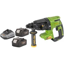 PROCRAFT PHA40bb Akku Bohrhammer 20 V 2,6 J SDS plus inkl. 2 x 4,0 Ah + Ladegerät