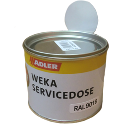 Weka Farbdose 375 ml weiß (RAL 9016) für Ausbesserungsarbeiten