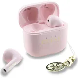 GUESS Classic Logo Charm TWS Kabellose Kopfhörer Rosa Rosa One Size - Rosa