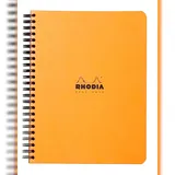 Rhodia Spiralbuch Notebook A5+ 80 Blatt kariert