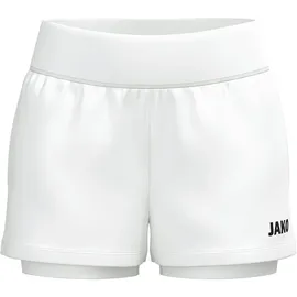 Jako 2-in-1 Short One Damen Weiß 44