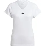 adidas AEROREADY Train Essentials Minimal Branding V-Neck T-Shirt White S