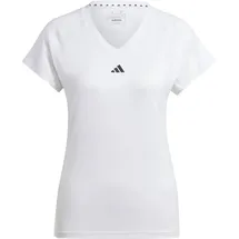 adidas AEROREADY Train Essentials Minimal Branding V-Neck T-Shirt White S