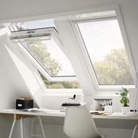 VELUX Dachfenster GGL 2070 Schwingfenster Holz THERMO weiß Fenster, 55x78 cm (CK02)