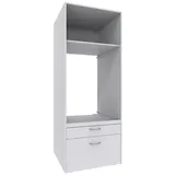 WIMEX MULTIRAUMKONZEPT Waschmaschinenschrank 70 x 185 cm Weiß Holz