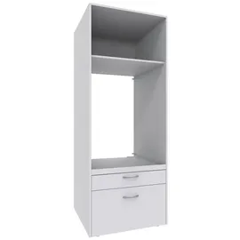 WIMEX MULTIRAUMKONZEPT Waschmaschinenschrank 70 x 185 cm Weiß Holz