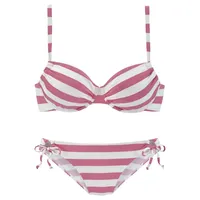 VENICE BEACH Bügel-Bikini Damen rosa-weiß Gr.40 Cup E