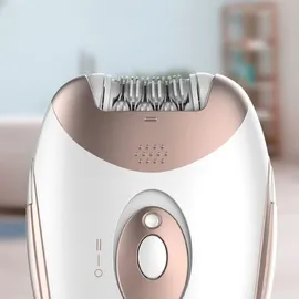 Cecotec Kabelloser Epilierer Bamba SkinCare Depil-action. Lithiumbatterie, 40 Minuten Akkulaufzeit, Wasserdicht, Austauschbare Köpfe, 2 Geschwindigkeitseinstellungen, Kabelloser Modus