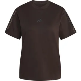 adidas 3-Streifen Leopard Print T-Shirt Aurora Coffee XL