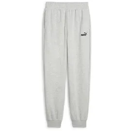 Puma ESS Small No. 1 Logo Comfort High-Waist Jogginghose Light Gray Heather S