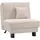 Ell + Ell Sessel Enny Polyester 85 x 85 x 100 cm Beige mit Rollen