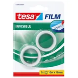 Tesa Klebeband tesafilm Invisible 10 m x 19 mm 2 St.