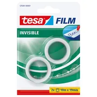 Tesa Klebeband tesafilm Invisible 10 m x 19 mm 2 St.