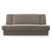 e-meubles - Sofa mit Schlaffunktion und Bettkasten, Kippsofa Klappsofa Schlafsofa Clic-Clack Couch für Wohnzimmer Federkern Sofagarnitur Polstersofa