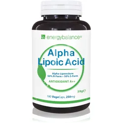 EnergyBalance Alpha-Lipoic Acid Nahrungsergänzungsmittel für Sportler 180 KAP