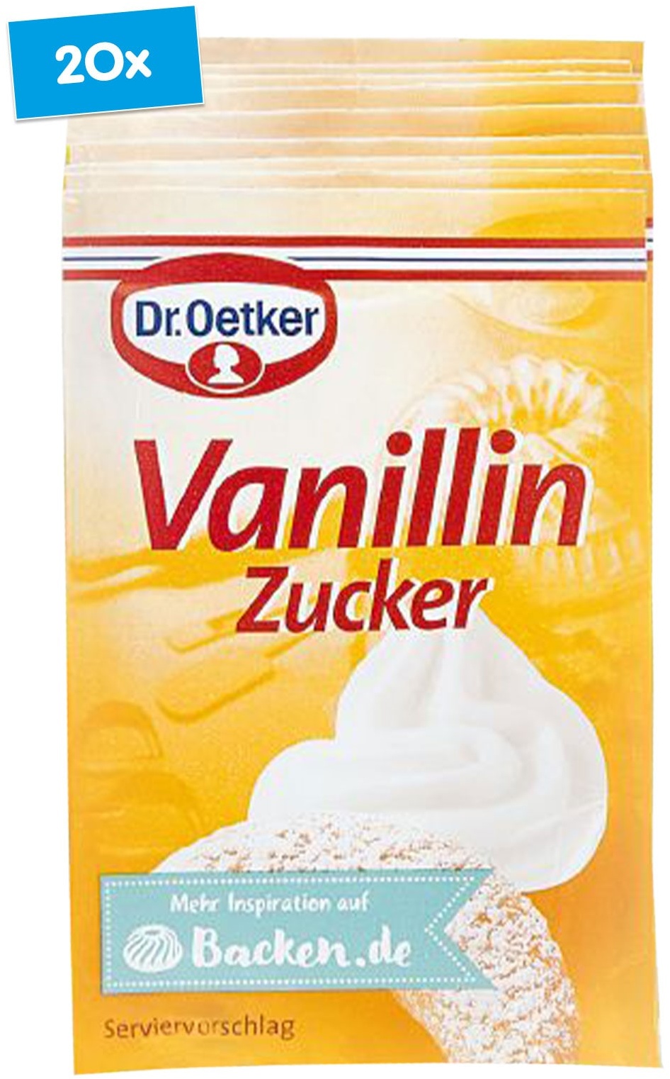 Dr. Oetker Vanillin-Zucker 10 x 8 g, 20er Pack