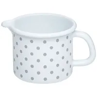 RIESS Country Schnabeltopf 9 cm pünktchen grau