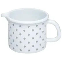 RIESS Country Schnabeltopf 9 cm pünktchen grau